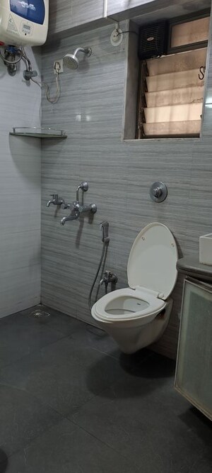 Bathroom in 2 BHK Apartment at Cosmos Jewels Solitaire, Ghodbunder Road – for Rent