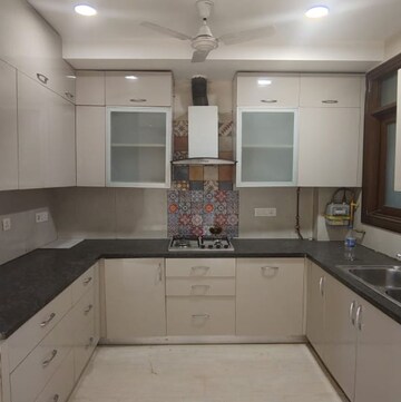 Kitchen in 3 BHK Builder Floor at Shivalik Colony – for Sale