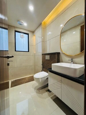 Bathroom in 3 BHK Builder Floor at Ansal API Esencia, Sector 67 – for Sale