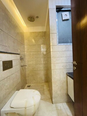 Bathroom in 3 BHK Builder Floor at Ansal API Esencia, Sector 67 – for Sale