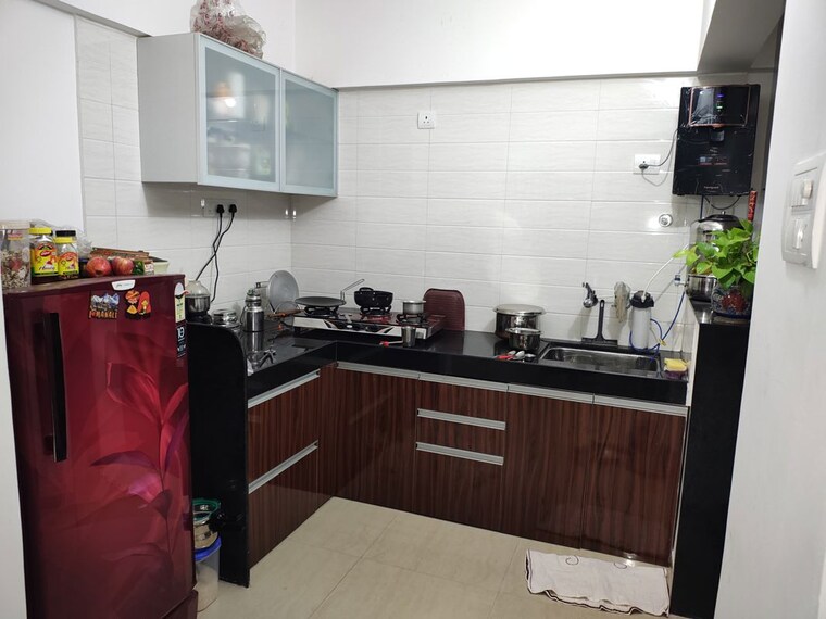 Kitchen, gs-silver-square 2 Bedroom 700 Sq.Ft. Apartment In Hadapsar Pune 9864751