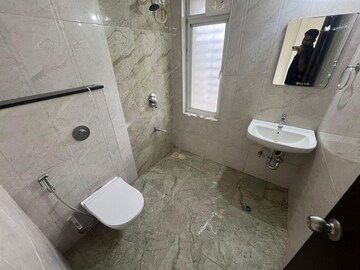 Bathroom in 3 BHK Apartment at Mantra Insignia, Mundhwa – for Rent