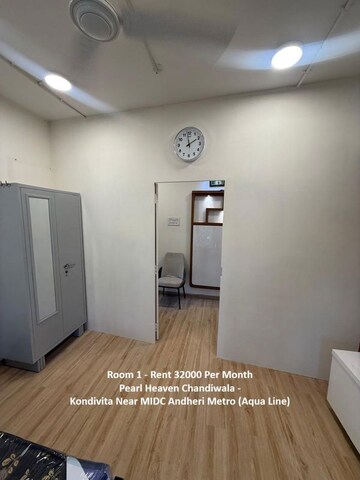 Bathroom in 2 BHK Apartment at Pearl Heaven, Vikhroli East – for Rent