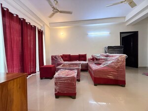 Living Room in 3 BHK Apartment at Gaur Sportswood, Sector 79 – for Rent