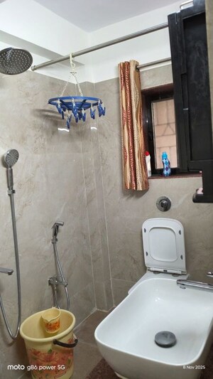 Bathroom in 2 BHK Apartment at Golden Square, Santacruz East – for Rent