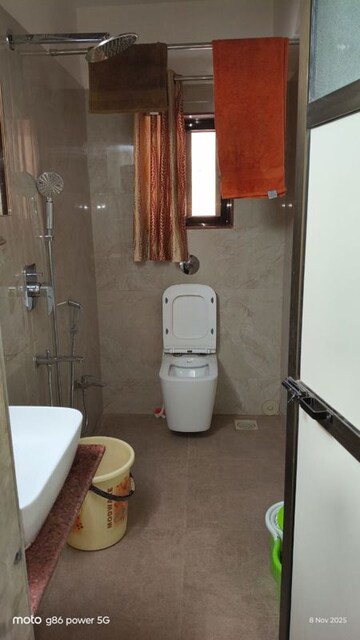 Bathroom in 2 BHK Apartment at Golden Square, Santacruz East – for Rent