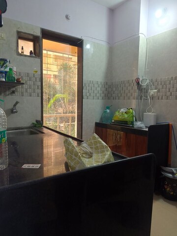 Kitchen in 1 BHK Apartment at Om Sai Heights Phase II, Morya Nagar – for Rent