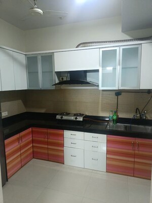 Kitchen in 2 BHK Apartment at Lodha Luxuria, Majiwada – for Rent