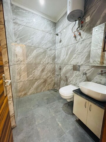 Bathroom in 2 BHK Builder Floor at RPS Palm Drive, Khedi Road – for Rent