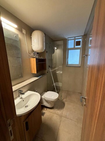 Bathroom in 3 BHK Builder Floor at Sushant Lok 2, Sector 57 – for Rent