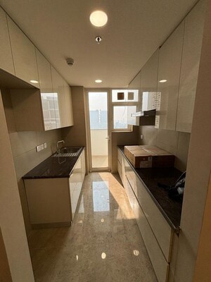 Kitchen in 3 BHK Builder Floor at Sushant Lok 3, Sector 57 – for Rent