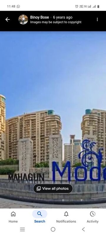 3 BHK Apartment For Sale in Mahagun Moderne, Sector 78