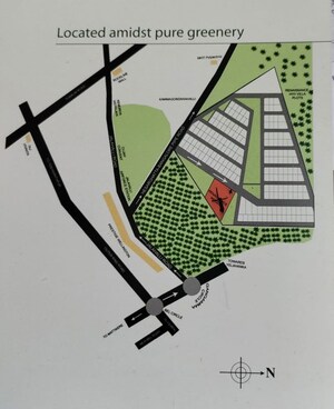 3 BHK Apartment – Map Location View at Renaissance Woods Phase I, Jalahalli West - for Sale