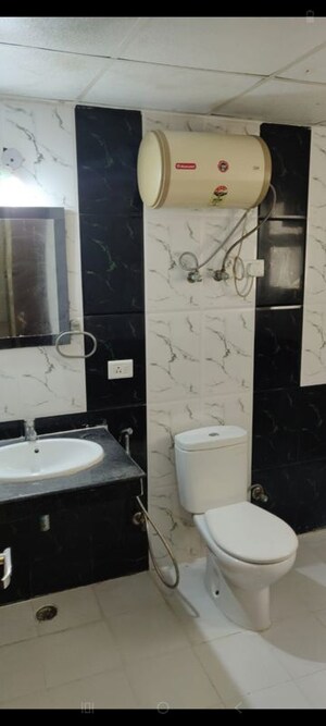 Bathroom in 3 BHK Apartment at Nimbus The Hyde park, Sector 78 – for Rent