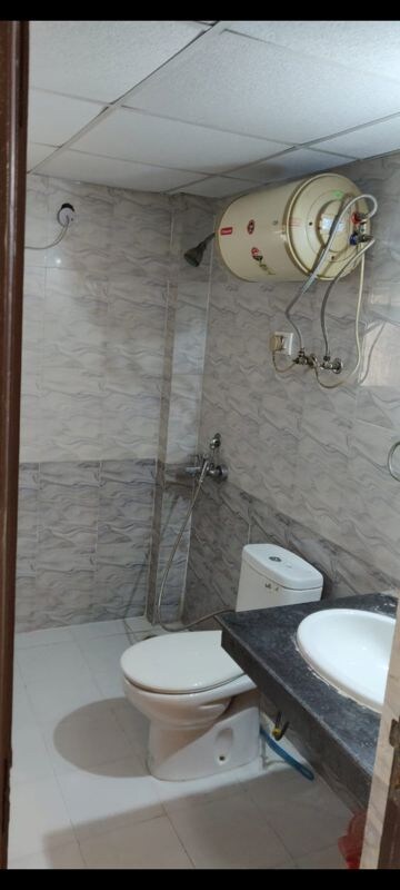 Bathroom in 3 BHK Apartment at Nimbus The Hyde park, Sector 78 – for Rent