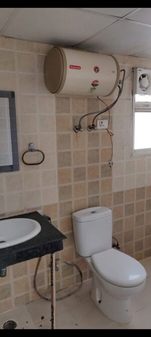 Bathroom in 3 BHK Apartment at Nimbus The Hyde park, Sector 78 – for Rent