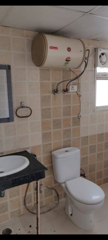Bathroom in 3 BHK Apartment at Nimbus The Hyde park, Sector 78 – for Rent