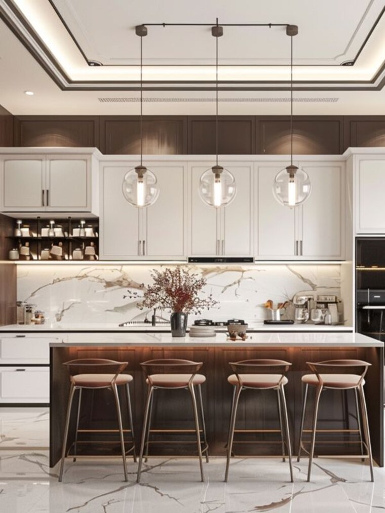 Kitchen, elan-the-statement 4 Bedroom 7270 Sq.Ft. Apartment In Sector 49 Gurgaon 9871703