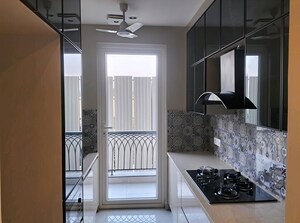 Staircase in 3 BHK Apartment at CS Roseate 63, Sector 63a – for Rent