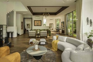 Living Room in 4 BHK Villa at Assagao – for Sale