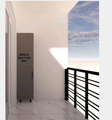 Staircase in 2 BHK Apartment at Casagrand Boulevard, Hennur Road – for Rent