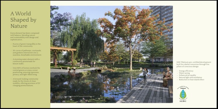 Garden, emaar-serenity-hills 4 Bedroom 2850 Sq.Ft. Apartment In Sector 86 Gurgaon 9871851