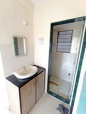 Bathroom in 2 BHK Apartment at Sun City, Sinhagad Road – for Rent