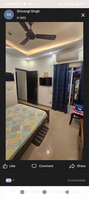 Bedroom in 2.5 BHK Apartment at JM Florance, Tech Zone 4 Greater Noida – for Sale