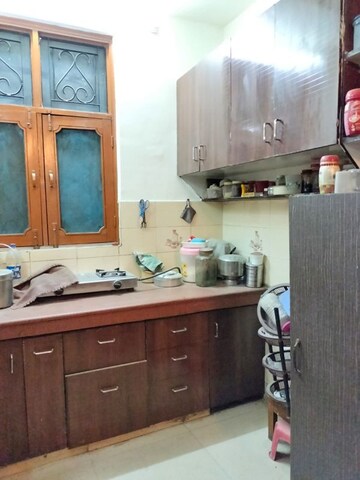 Kitchen in 2 BHK Builder Floor at Maya Homes, Indrapuram – for Rent