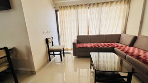 Kitchen in 3 BHK Apartment at Prahlad Nagar – for Rent