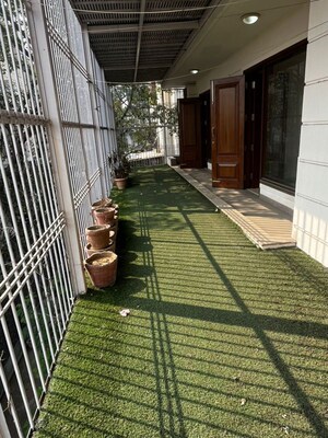 Balcony in 4 BHK Builder Floor at Pamposh Enclave – for Sale