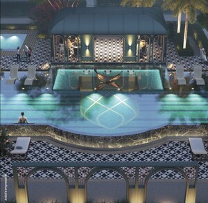 Swimming Pool in 2 BHK Apartment at Raymond The Address By GS, Bandra East – for Sale