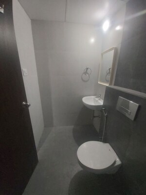 Bathroom in 2 BHK Apartment at Shapoorji Pallonji Joyville Hinjewadi, Hinjewadi – for Rent