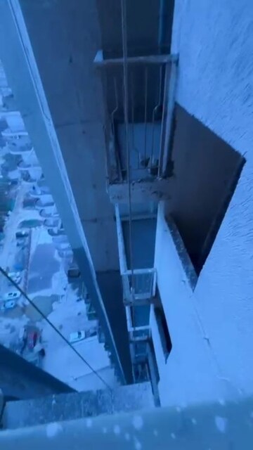 Staircase in 3 BHK Apartment at Indrapuram – for Sale