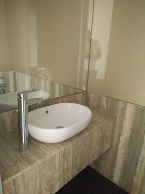 Bathroom in 3 BHK Apartment at New Cuffe Parade, Wadala – for Rent