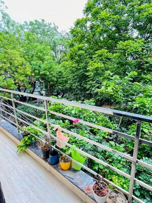 Balcony in 1 RK Builder Floor at Vipul Square, Sushant Lok I – for Rent