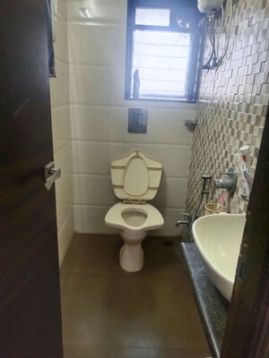 Bathroom in 2 BHK Apartment at Lourdes Heritage Apartment, Malad West – for Rent