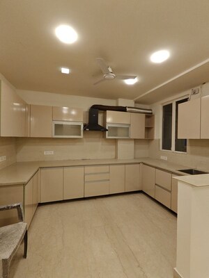 Kitchen in 3 BHK Builder Floor at Ansal Sushant Lok I, Sector 43 – for Rent