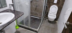 Bathroom in 3.5 BHK Apartment at My Home Abhra, Madhapur – for Rent