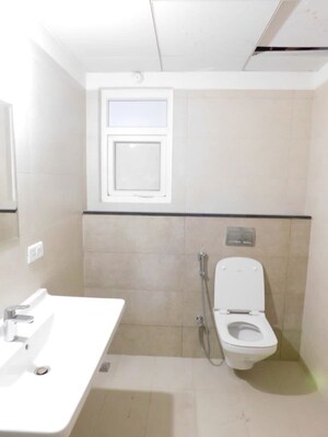 Bathroom in 3 BHK Apartment at Rajapushpa Eterna, Nanakramguda – for Rent