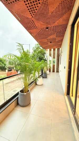 Balcony in 3 BHK Builder Floor at Ansal API Esencia, Sector 67 – for Sale