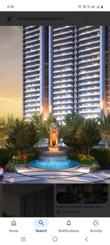 4 BHK + Pooja Room,Servant Room,Study Room 4700 Sq.Ft. Apartment in Gulshan Dynasty