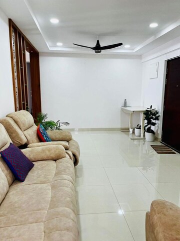 Living Room in 2 BHK Apartment at Ramky One Galaxia Phase 2, Gachibowli – for Rent
