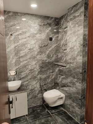 Bathroom in 3 BHK Builder Floor at East Of Kailash – for Sale