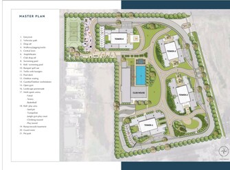 3 BHK + Pooja Room 2150 Sq.Ft. Apartment in Emaar Amaris