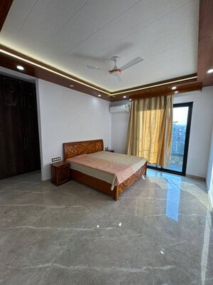 Living Room in 4 BHK Apartment at Saket – for Rent