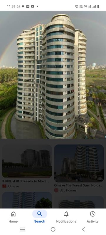 3 BHK + Pooja Room,Servant Room,Study Room 2900 Sq.Ft. Apartment in Omaxe Forest Spa