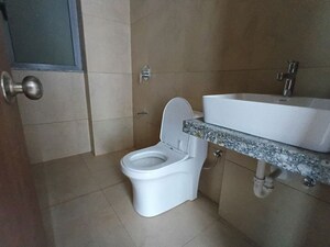 Bathroom in 3 BHK Apartment at Kalpataru Immensa, Kolshet Road – for Rent