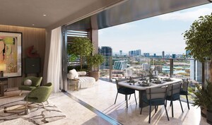 Balcony in 4 BHK Apartment at Birla Niyaara, Worli – for Sale