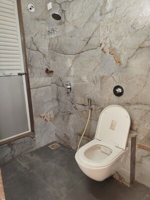 Bathroom in 2 BHK Apartment at Balaji Delta Central, Kharghar – for Rent